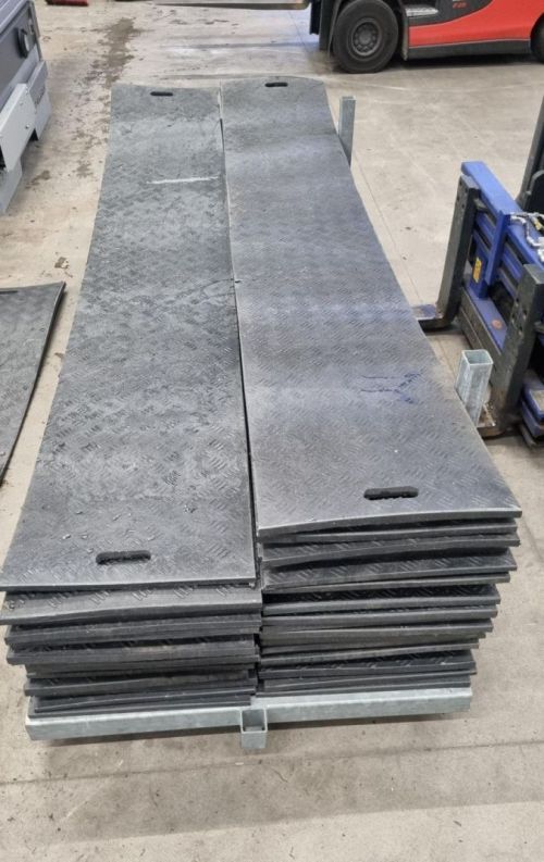 Ground protection mats 300x50x2cm | Used once